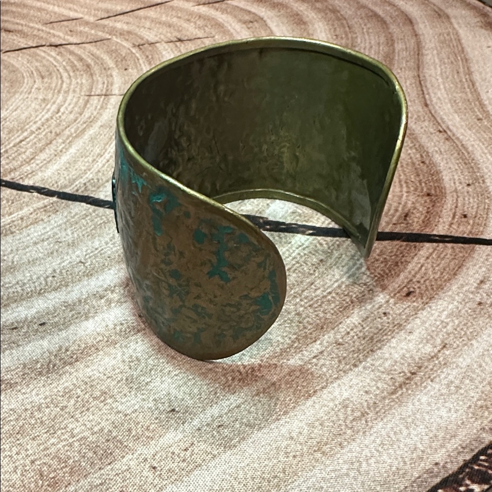 Blessed Copper Cuff Bracelet Handmade - Picture 4 of 5
